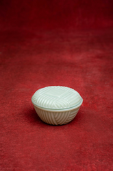 1930s French Art Deco Jadeite Opaline Box